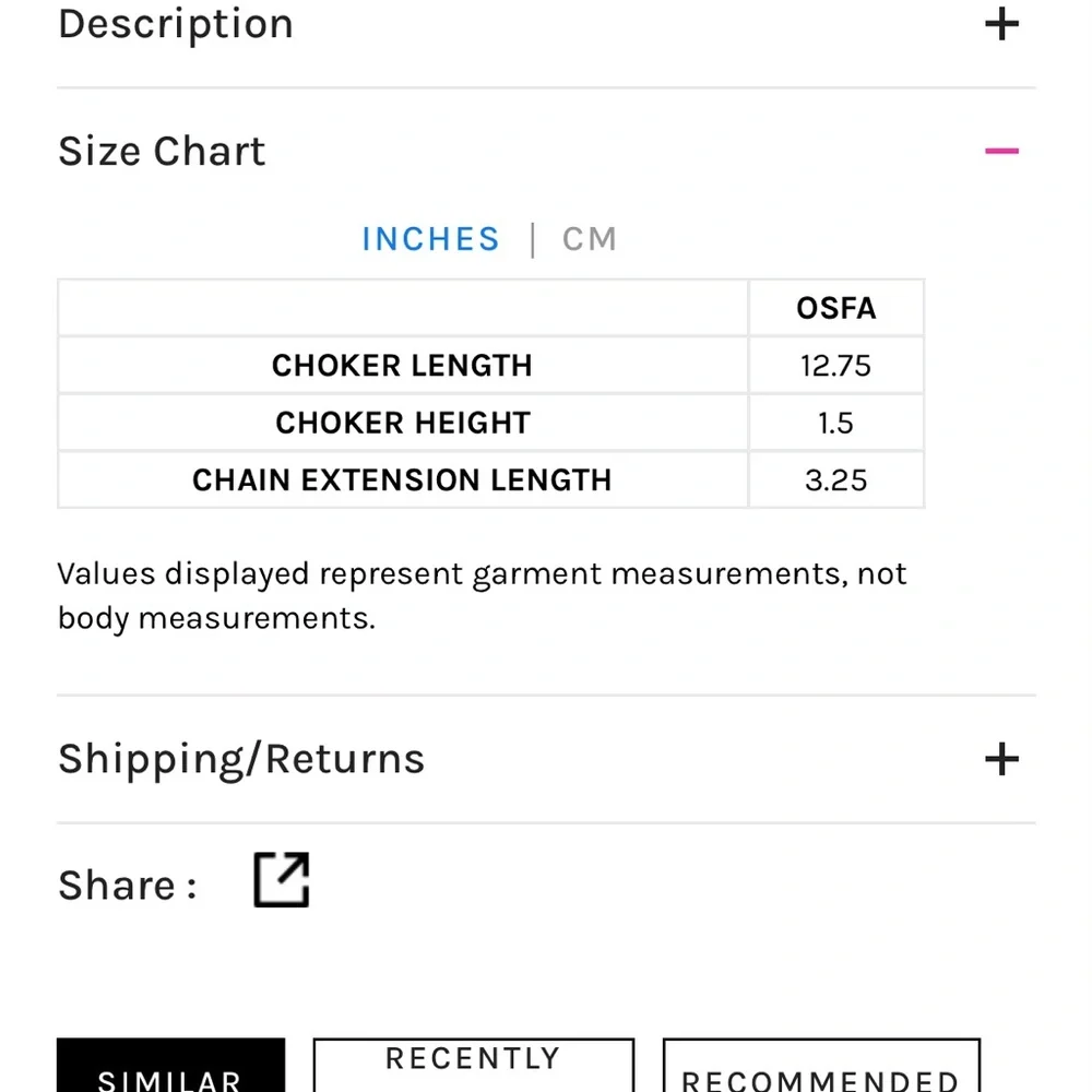 Retrofete Rosewood Pearl Choker Necklace - Picture 2 of 3